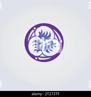 Keltisches Symbol - Keltischer Knoten und Triskelion Kreis - Trinität - Heilige Geometrie - Energie Stock Vektor