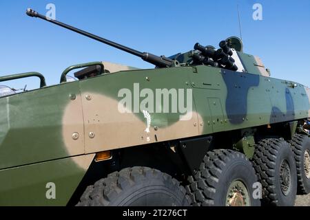 KTO Rosomak gepanzerter Personentransporter auf Rädern, Mehrzweck-Militärfahrzeug polnische Armee Stockfoto