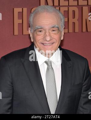 16. Oktober 2023, Hollywood, Kalifornien, USA: Regisseur MARTIN SCORSESE nimmt an der Premiere von „Killers of the Flower Moon“ in Los Angeles Teil. (Credit Image: © Billy Bennight/ZUMA Press Wire) NUR REDAKTIONELLE VERWENDUNG! Nicht für kommerzielle ZWECKE! Stockfoto