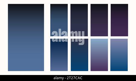 Dunkler Winterhintergrund. Stock Vektor