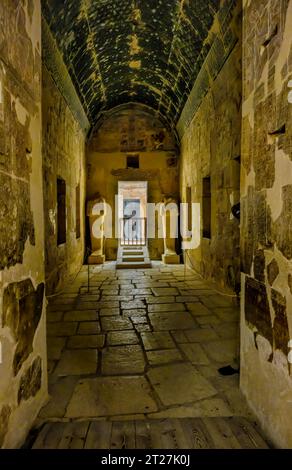 Das Heiligtum von Amun im Leichentempel der Hatschepsut in Deir El-Bahari, Stockfoto