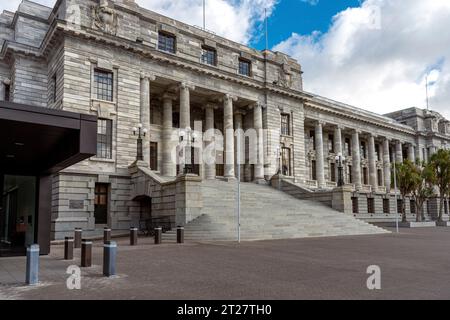 Parlamentsgebäude In Wellington, Neuseeland Stockfoto