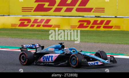 Suzuka Grand Prix Circuit, 18. Oktober 2023: Esteban Ocon (FRA) während des Formel 1 Grand Prix von Japan 2023. Stockfoto