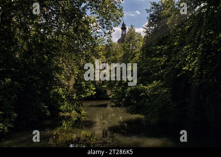 Château de la Mothe Chandeniers Blick auf den Südflügel Stockfoto