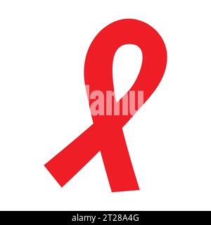 World Aids Tag Symbol roter Band Vektor Stock Vektor