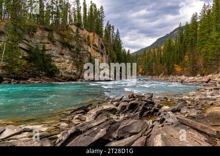 Rearguard Falls in British Columbia, Kanada Stockfoto