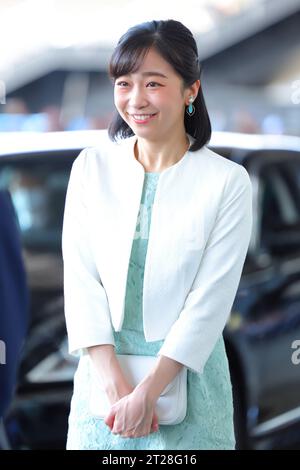 Ariake Coliseum, Tokio, Japan. Oktober 2023. Prinzessin Kako, 18. OKTOBER 2023 - Tennis : Kinoshita Group Japan Open Tennis Championships 2023 im Ariake Coliseum, Tokio, Japan. Quelle: Naoki Nishimura/AFLO SPORT/Alamy Live News Stockfoto