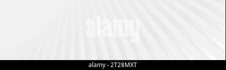 Minimales glattes, glattes Bannerdesign mit abstrakter Technologie und glänzenden Streifen. Futuristischer Vektorhintergrund Stock Vektor