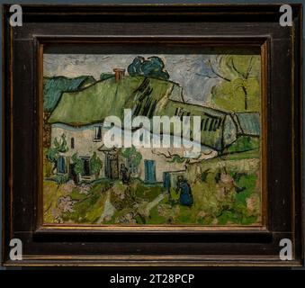 Paris, Frankreich - 10 08 2023: Museum Orsay. Bauernhof gemalt von Vincent Van Gogh Stockfoto
