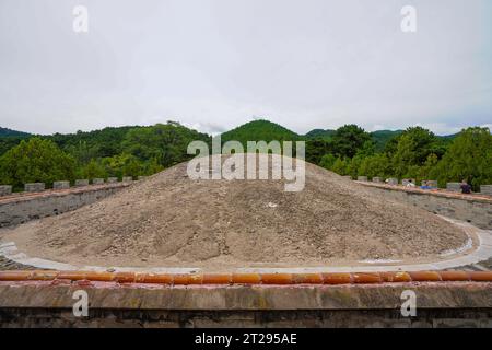 Zunhua City, China - 27. August 2023: Baoding des Cixi Mausoleums des östlichen Grabes der Qing-Dynastie. Stockfoto