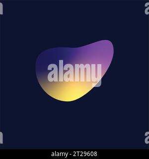 Minimale Hintergründe eingestellt. Abstrakte Zukunftsformen mit lebendigen Verläufen. Sammlung vertikaler Banner. Stock Vektor