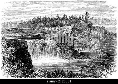 Digital restaurierte Illustration aus der „kondensierten amerikanischen Enzyklopädie“, veröffentlicht im 19. Jahrhundert. Stockfoto