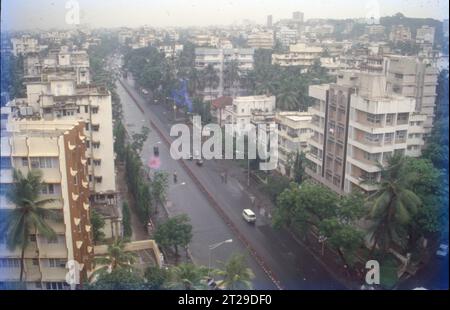 Arial View am Nariman Point, South Mumbai, Indien. Stockfoto