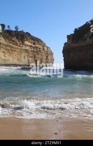 Loch Ard Gorge ist Teil des Port Campbell National Park an der Great Ocean Road in Victoria, Australien Stockfoto