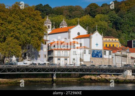 Pfarrkirche Massarelos, Porto, Portugal Stockfoto