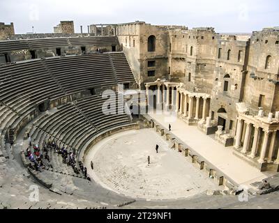 Römisches Theater Bosra Stockfoto