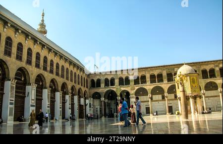 Die Große Moschee Von Damaskus Stockfoto