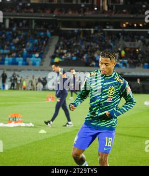 Montevideu, Uruguay. Oktober 2023. Brasilianisches Team, Vorschau Spiel Uruguay gegen Brasilien, für 2026 Qualifikationsspiele, Montevideo, Uruguay. Quelle: Enzo vignoli/FotoArena/Alamy Live News Stockfoto