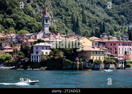 Sehenswürdigkeiten im Comer See, Italien. Stockfoto