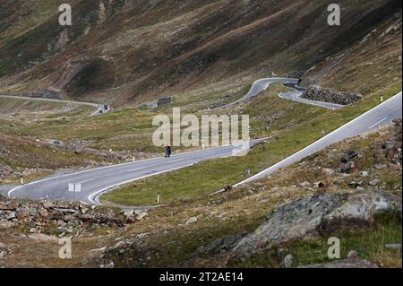 Timmelsjoch Hochalpenstraße zwischen Österreich und Italien *** Timmelsjoch Hochalpenstraße zwischen Österreich und Italien Stockfoto