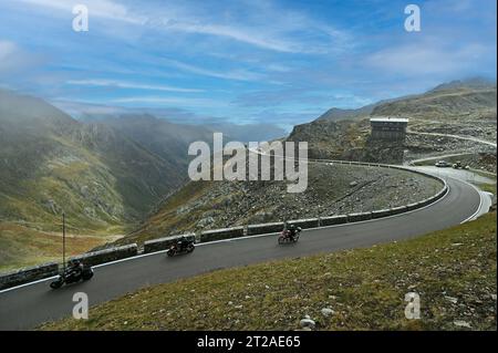 Timmelsjoch Hochalpenstraße zwischen Österreich und Italien *** Timmelsjoch Hochalpenstraße zwischen Österreich und Italien Stockfoto