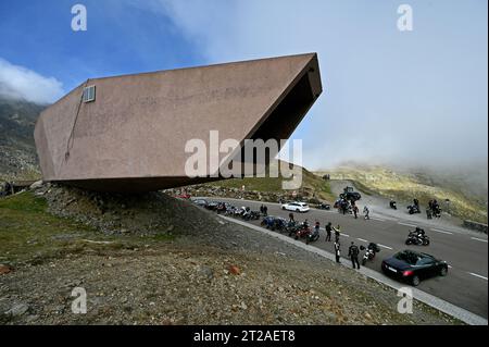 Timmelsjoch Hochalpenstraße zwischen Österreich und Italien Stockfoto