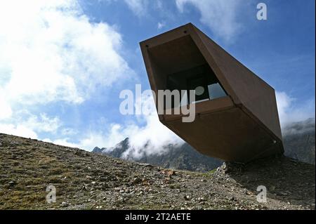 Timmelsjoch Hochalpenstraße zwischen Österreich und Italien Stockfoto