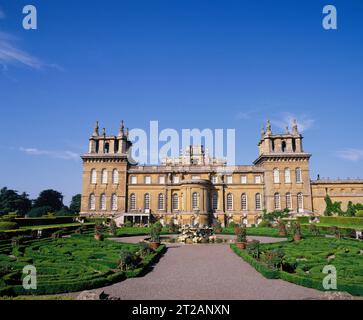 England. Oxfordshire. Woodstock. Schloss Blenheim. Stockfoto