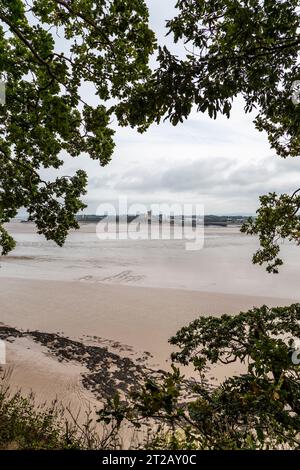 Sharpness Docks vom Forest of Dean Side Stockfoto