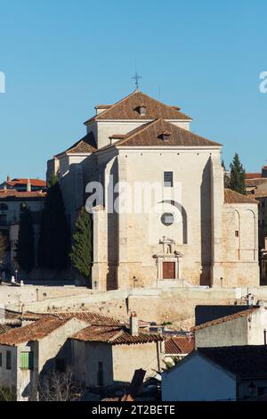 Vista de la Iglesia de Nuestra Señora de la Asunción en Chinchón Stockfoto