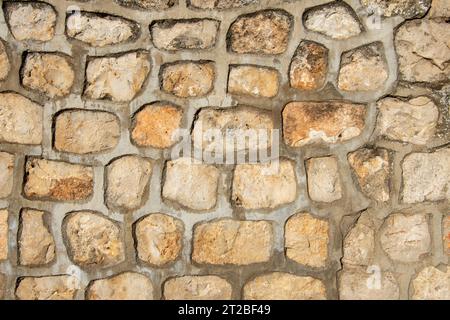 Textura de muro de piedra Stockfoto