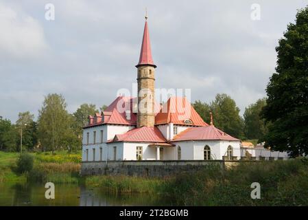 Im Priory Palace an einem Septembernachmittag. Gatchina, Russland Stockfoto