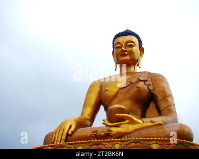 Bronze großer Buddha Dordenma in den Bergen von Bhutan bei Thimphu Stockfoto