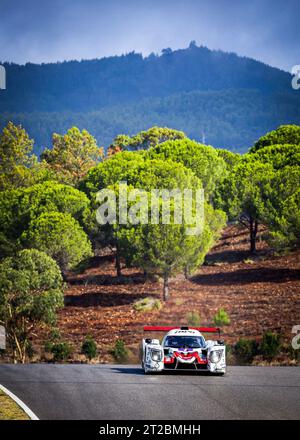 Portimao, Portugal. September 2023. 07 WELLS Anthony (gbr), HARPER-Ellam Ryan (gbr), Nielsen Racing, Ligier JS P320 - Nissan, Aktion während der 4 Stunden der Algarve 2023, 5. Runde der European Le Mans Series 2023 vom 18. Bis 20. Oktober 2023 in Portimao, Portugal - Photo Paulo Maria/DPPI Credit: DPPI Media/Alamy Live News Stockfoto