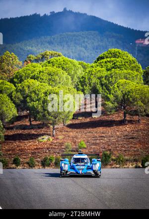 Portimao, Portugal. September 2023. 28 LAFARGUE Paul (fra), CHATIN Paul-Loup (fra), HORR Laurents (ger), Idec Sport, Oreca Gibson 07 - Gibson, Aktion während der 4 Stunden der Algarve 2023, 5. Runde der europäischen Le Mans Serie 2023 vom 18. Bis 20. Oktober 2023 in Portimao, Portugal - Foto Paulo Maria/DPPI Credit: DPPI Media/Alamy Live News Stockfoto