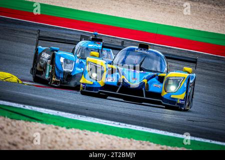 Portimao, Portugal. September 2023. 15 FELBERMAYR Horst (aut), JULIEN Gael (fra), KAPRZYK Mateusz (pol), RLR M Sport, Ligier JS P320 - Nissan, Aktion während der 4 Stunden der Algarve 2023, 5. Runde der europäischen Le Mans Serie 2023 vom 18. Bis 20. Oktober 2023 in Portimao, Portugal - Foto Paulo Maria/DPPI Credit: DPPI Media/Alamy Live News Stockfoto