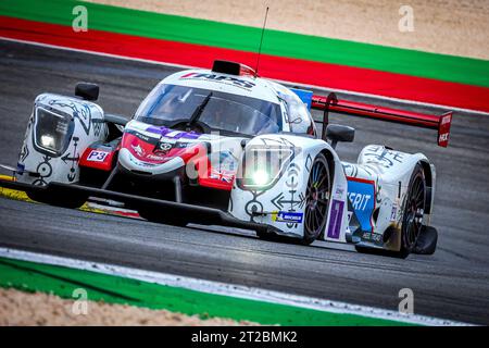 Portimao, Portugal. September 2023. 07 WELLS Anthony (gbr), HARPER-Ellam Ryan (gbr), Nielsen Racing, Ligier JS P320 - Nissan, Aktion während der 4 Stunden der Algarve 2023, 5. Runde der European Le Mans Series 2023 vom 18. Bis 20. Oktober 2023 in Portimao, Portugal - Photo Paulo Maria/DPPI Credit: DPPI Media/Alamy Live News Stockfoto