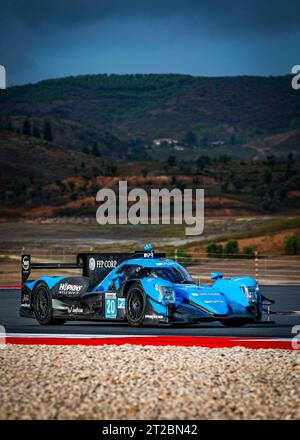 Portimao, Portugal. September 2023. 20 POORDAD Fred (usa), VAUTIER Tristan (fra), HAWKSWORTH Jack (gbr), Algarve Pro Racing, Oreca Gibson 07 - Gibson, Aktion während der 4 Stunden der Algarve 2023, 5. Runde der europäischen Le Mans Serie 2023 vom 18. Bis 20. Oktober 2023 in Portimao, Portugal - Foto Paulo Maria/DPPI Credit: DPPI Media/Alamy Live News Stockfoto