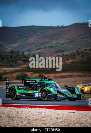 Portimao, Portugal. September 2023. 30 PINO Nicolas (gbr), BINDER René (aut), JANI Neel (che), Duqueine Team, Oreca Gibson 07 - Gibson, Aktion während der 4 Stunden der Algarve 2023, 5. Runde der europäischen Le Mans Serie 2023 vom 18. Bis 20. Oktober 2023 in Portimao, Portugal - Foto Paulo Maria/DPPI Credit: DPPI Media/Alamy Live News Stockfoto