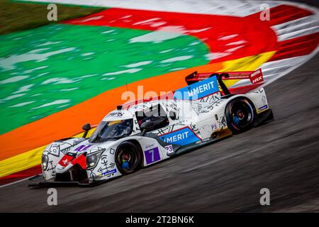 Portimao, Portugal. September 2023. 07 WELLS Anthony (gbr), HARPER-Ellam Ryan (gbr), Nielsen Racing, Ligier JS P320 - Nissan, Aktion während der 4 Stunden der Algarve 2023, 5. Runde der European Le Mans Series 2023 vom 18. Bis 20. Oktober 2023 in Portimao, Portugal - Photo Paulo Maria/DPPI Credit: DPPI Media/Alamy Live News Stockfoto