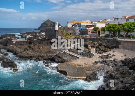 Schloss San Miguel in Garachico, Teneriffa, Kanarische Inseln, Spanien Stockfoto