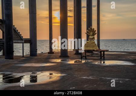 Das Ocean Sanctuary Chittaphawan Monks College im Naklua District Chonburi in Thailand Asien Stockfoto