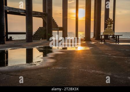 Das Ocean Sanctuary Chittaphawan Monks College im Naklua District Chonburi in Thailand Asien Stockfoto