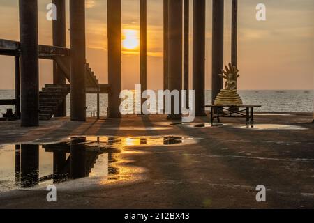 Das Ocean Sanctuary Chittaphawan Monks College im Naklua District Chonburi in Thailand Asien Stockfoto
