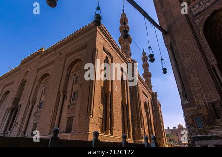 Al-Rifa'i Moschee befindet sich auf dem Citadel Platz das Gebäude befindet sich gegenüber der Moschee-Madrassa von Sultan Hassan, die um 1361 stammt Stockfoto