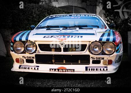 poltu quatu , ITALIEN - 0 6 juli 2013 : Sportwagen und Supersportwagen Rallye lancia 037 OLDTIMER Stockfoto