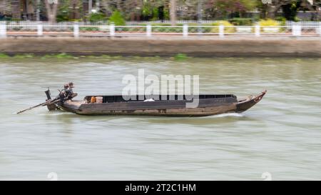 Boot auf dem Mekong-Delta, Vietnam Stockfoto