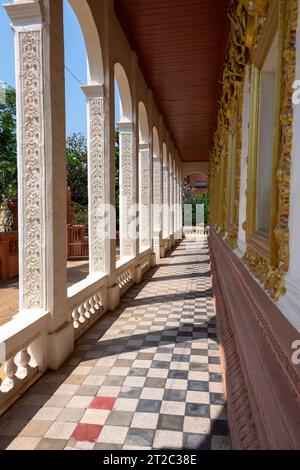 Wat Bo Tempel und Gemälde, Siem Reap, Kambodscha Stockfoto