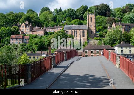 Ironbridge Village, Shropshire, Großbritannien Stockfoto