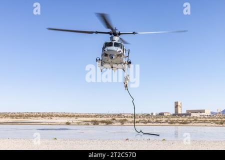 U.S. Marines auf dem Yuma Proving Ground der US Army, Arizona, 4. Oktober 2023. Foto von Lance CPL. Eric Dmochowski Stockfoto